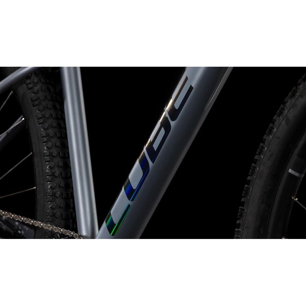 Cube Aim Race Hardtail Mountain Bike Slategrey'n'Rainbowblack