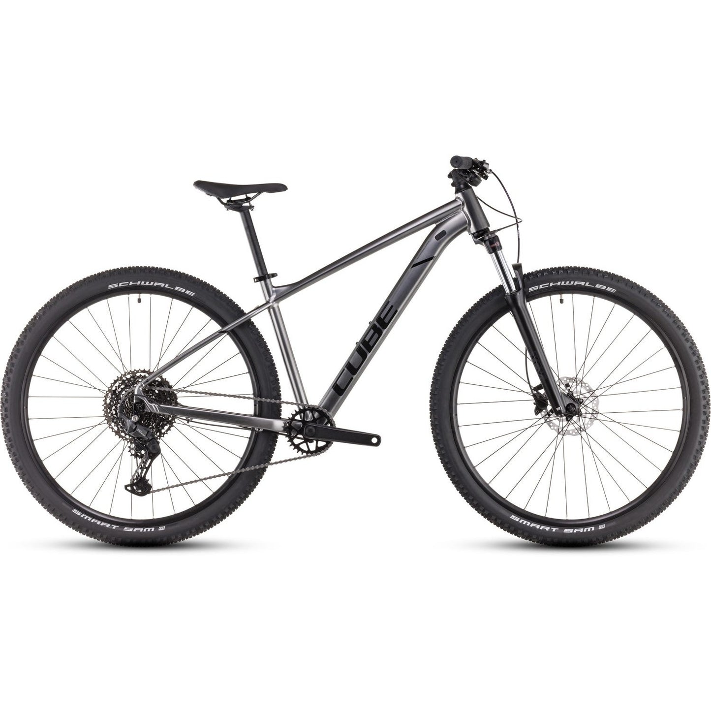 Cube Aim SLX Hardtail Mountain Bike Slateblack'n'Black