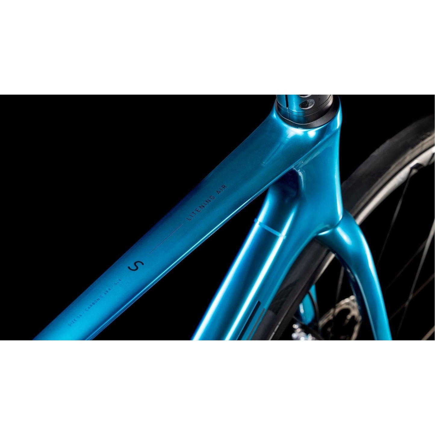 Cube Litening AIR C:68X SLX Aero Road Bike Chromeblue'n'Carbon