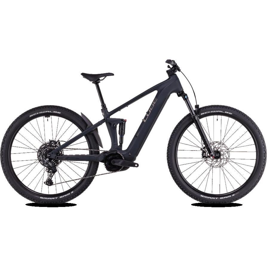 Cube Stereo Hybrid ONE22 Pro 800 Electric Trail Bike Night'n'Chrome