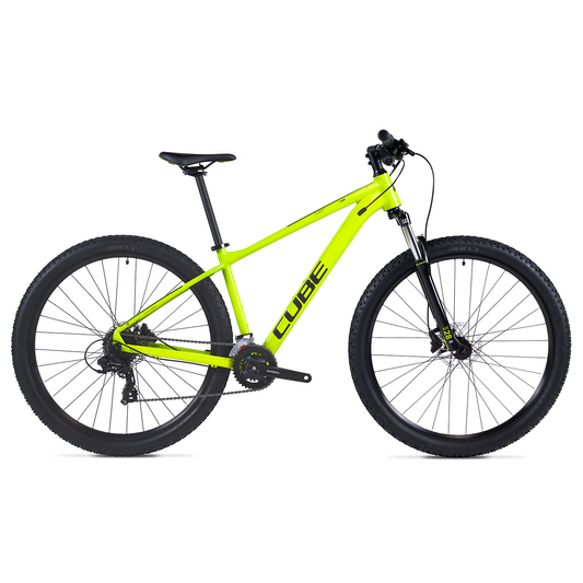 Cube Aim Hardtail Mountain Bike Green Moss