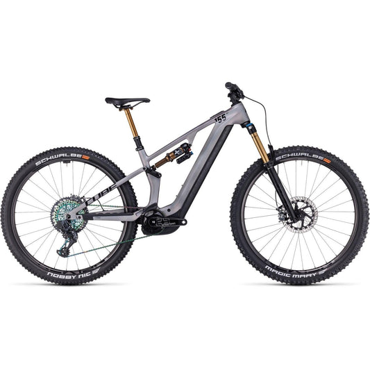 Cube Stereo Hybrid ONE55 C:68X SLT 750 29 Electric Enduro Bike Prizmsilver'n'Carbon X-Large