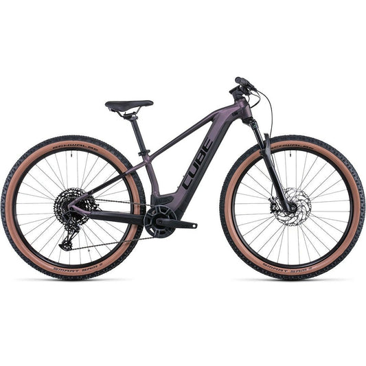 Cube Reaction Hybrid EXC 625 Electric Hardtail Mountain Bike Smoky Lilac 'n' Black