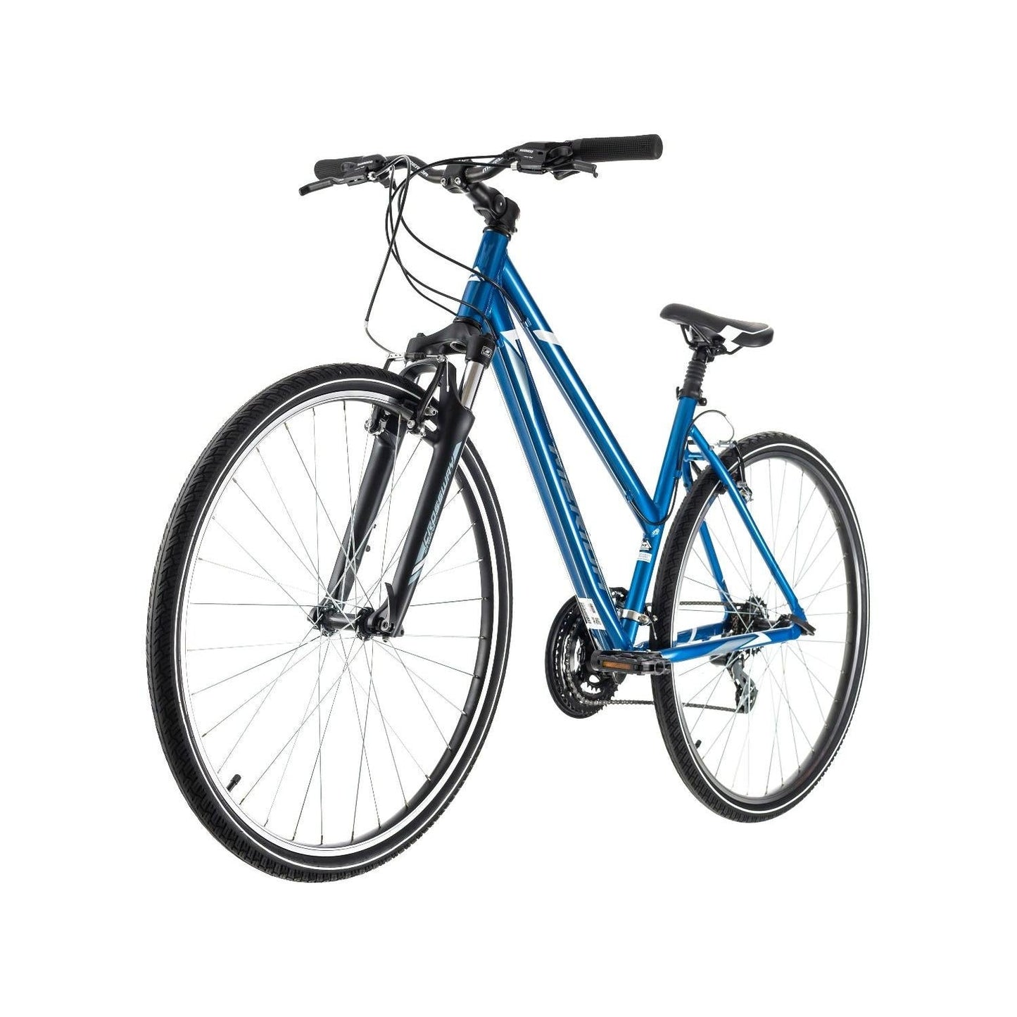 Merida Crossway 10-V Hybrid Bike Blue/White