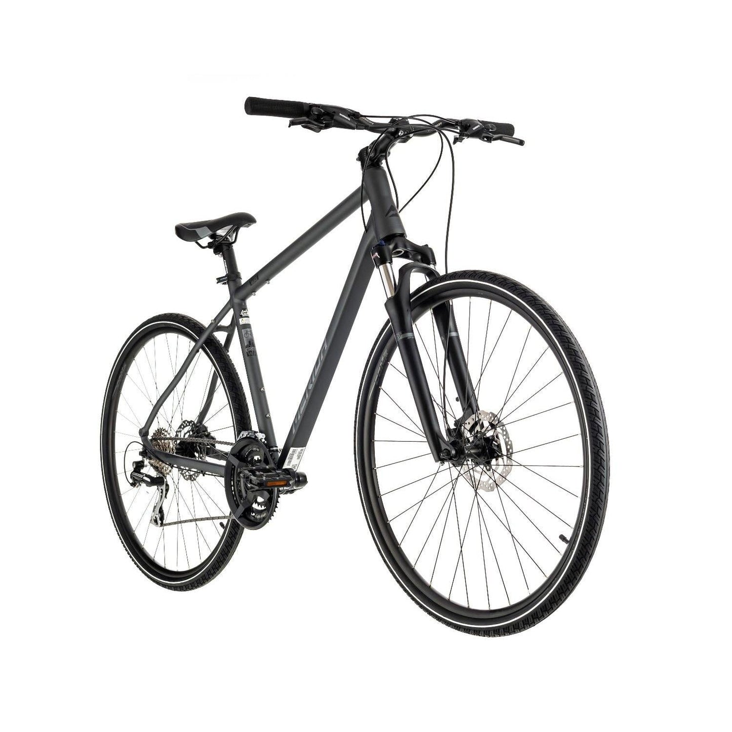 Merida Crossway 20 Hybrid Bike Silk Anthracite/Grey/Black