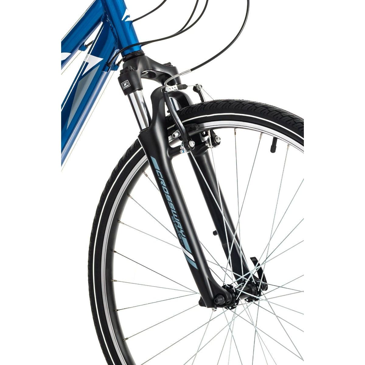 Merida Crossway 10-V Hybrid Bike Blue/White
