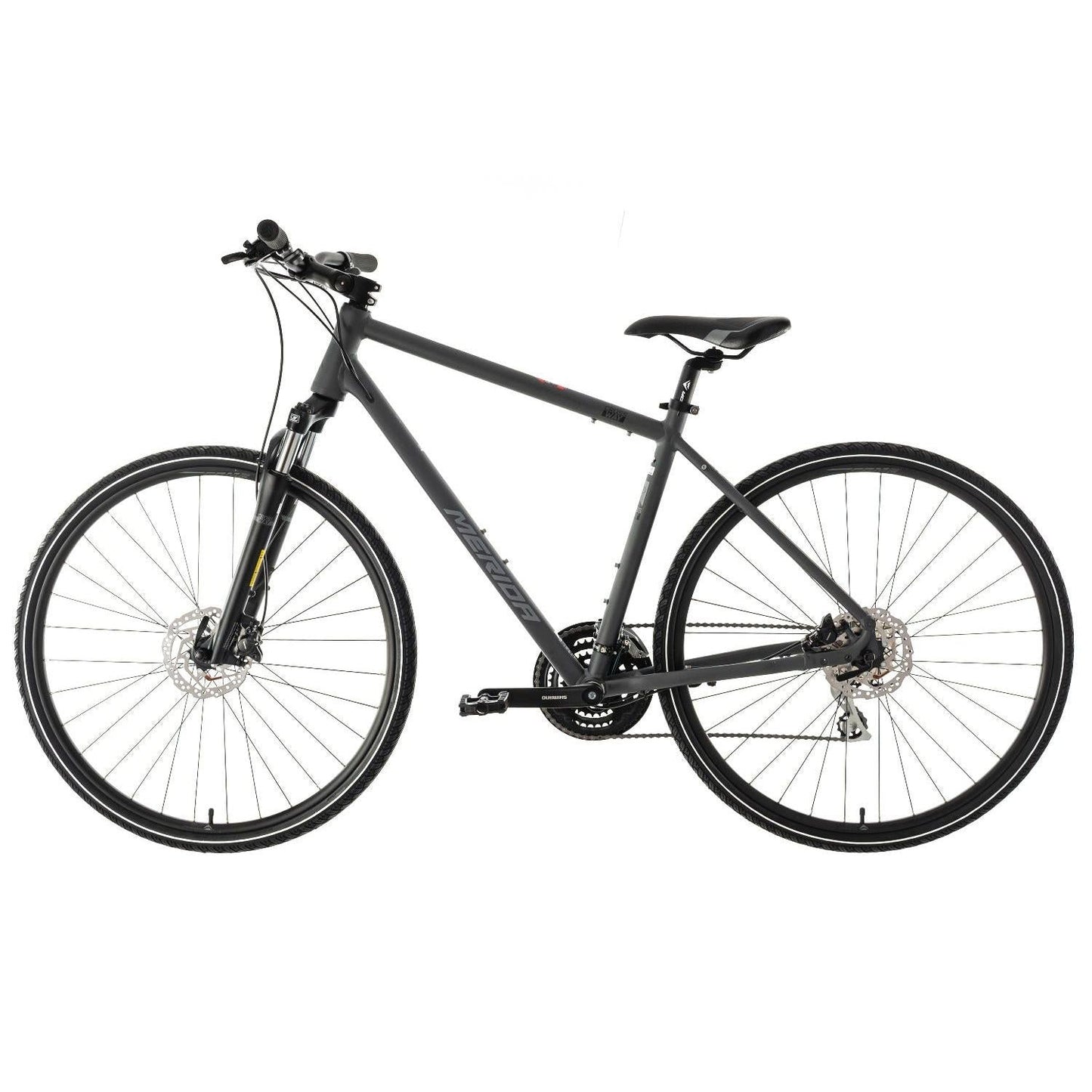 Merida Crossway 20 Hybrid Bike Silk Anthracite/Grey/Black