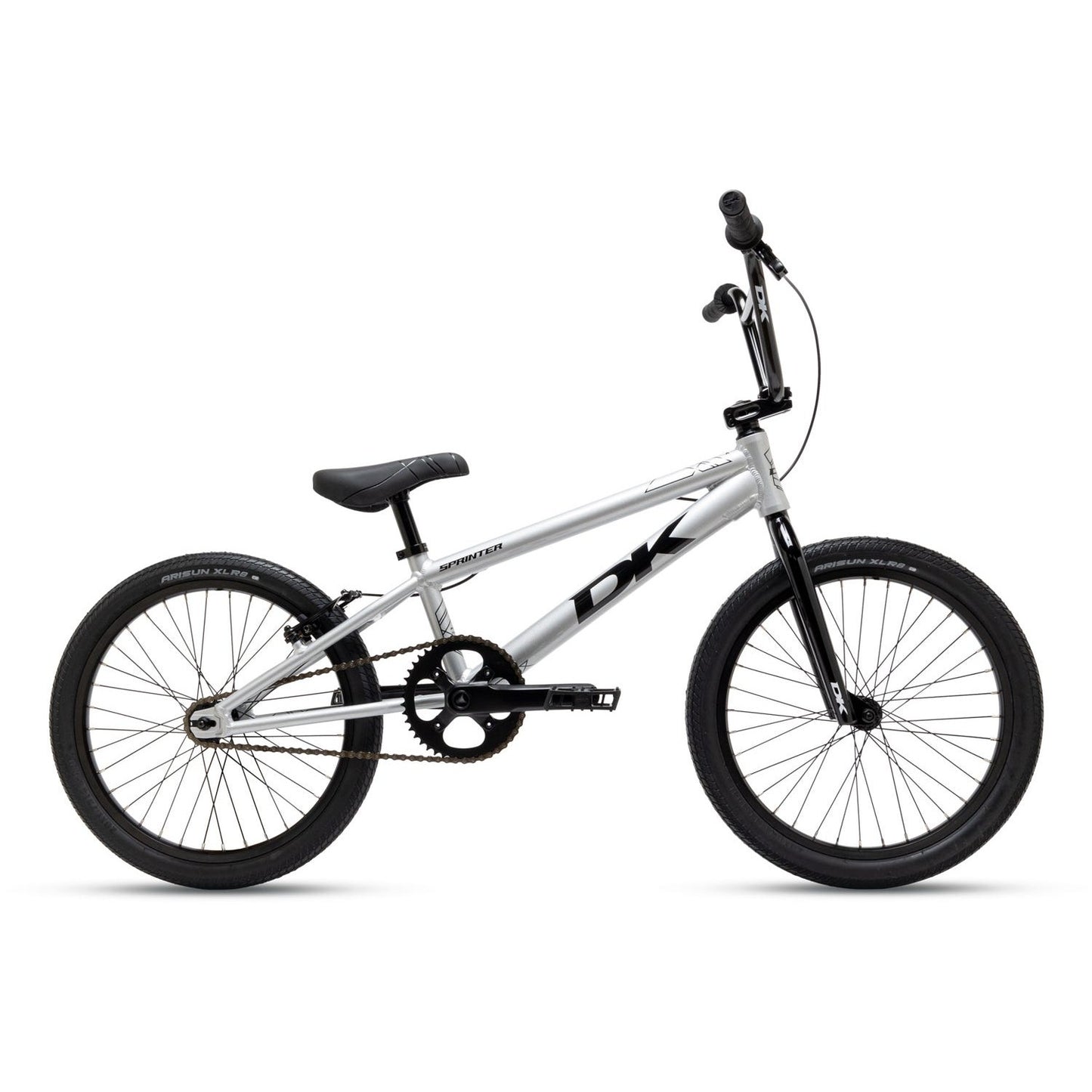 DK Sprinter Pro XL BMX Race Bike Silver Flake