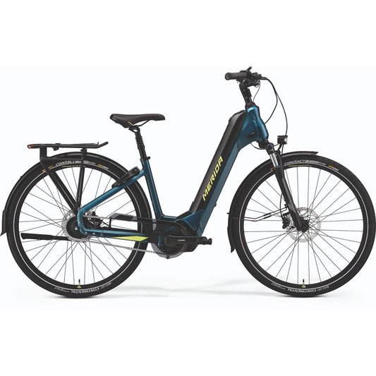 Merida eSpresso City 700 EQ Electric Bike Teal/Lime