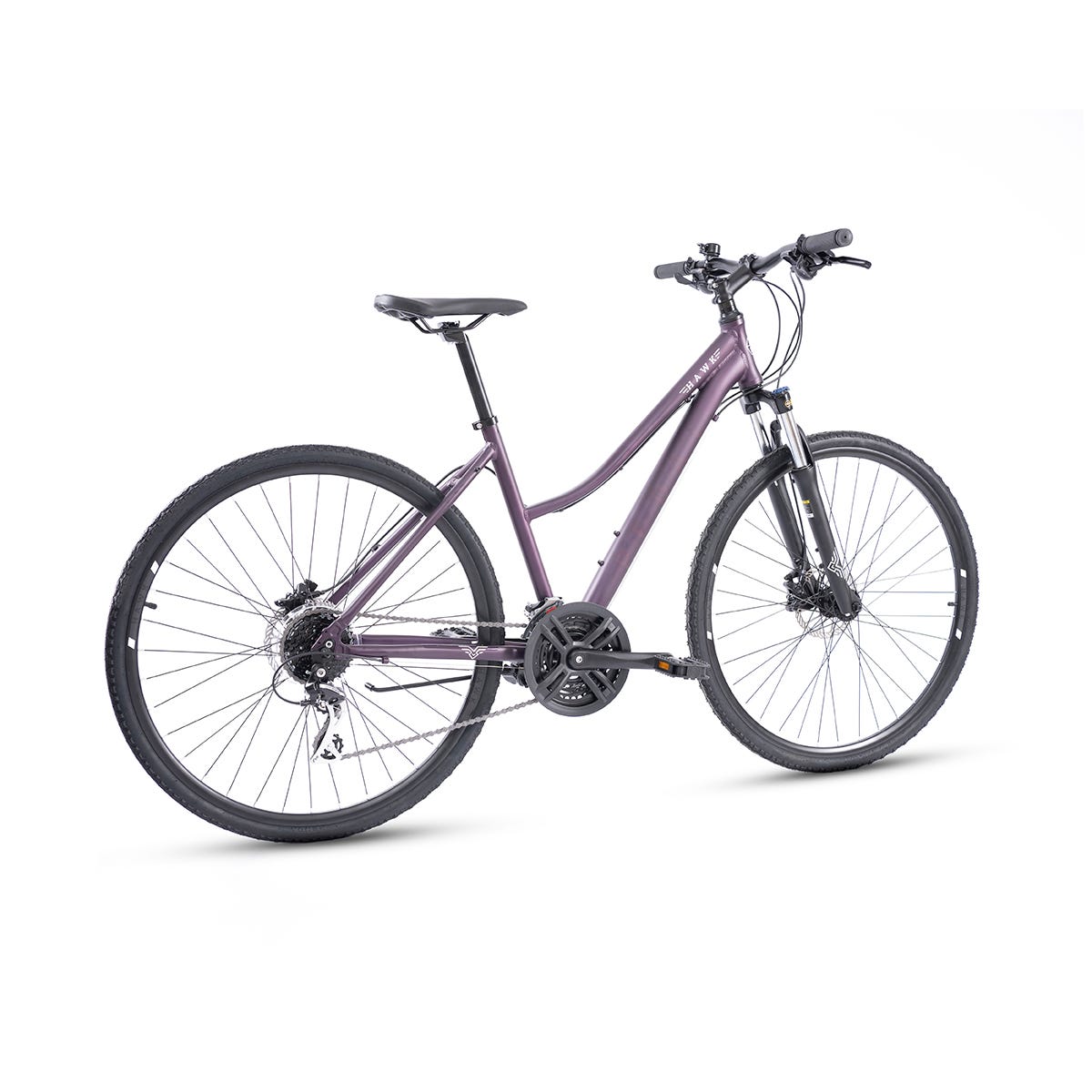 Pedal Hawk Hybrid Bike Dark Purple