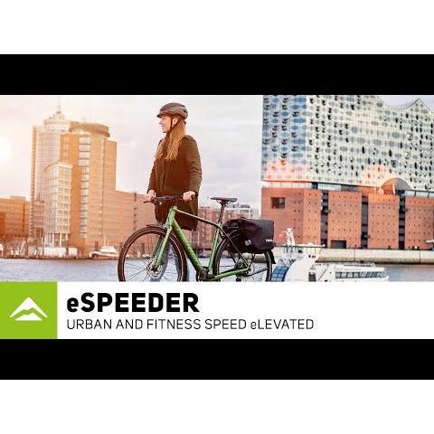 Merida eSpeeder 200 Electric Flat Bar Road Bike Steel Blue/Silver/Black