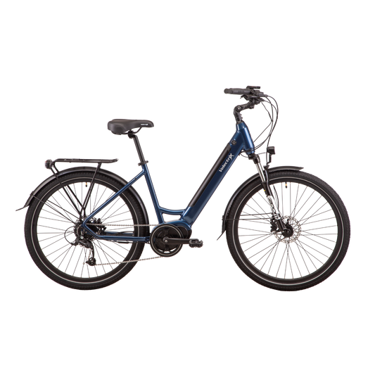 VelectriX Urban Pulse Step Through Electric Hybrid Bike Blue