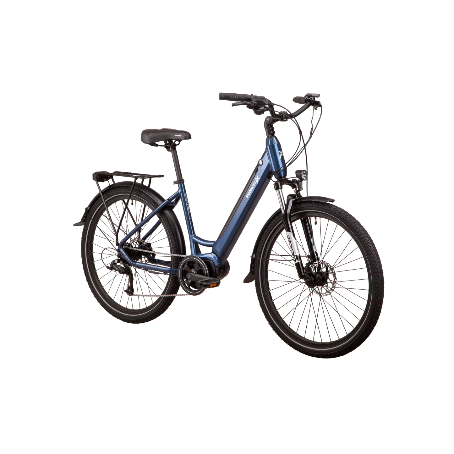 VelectriX Urban Pulse Step Through Electric Hybrid Bike Blue