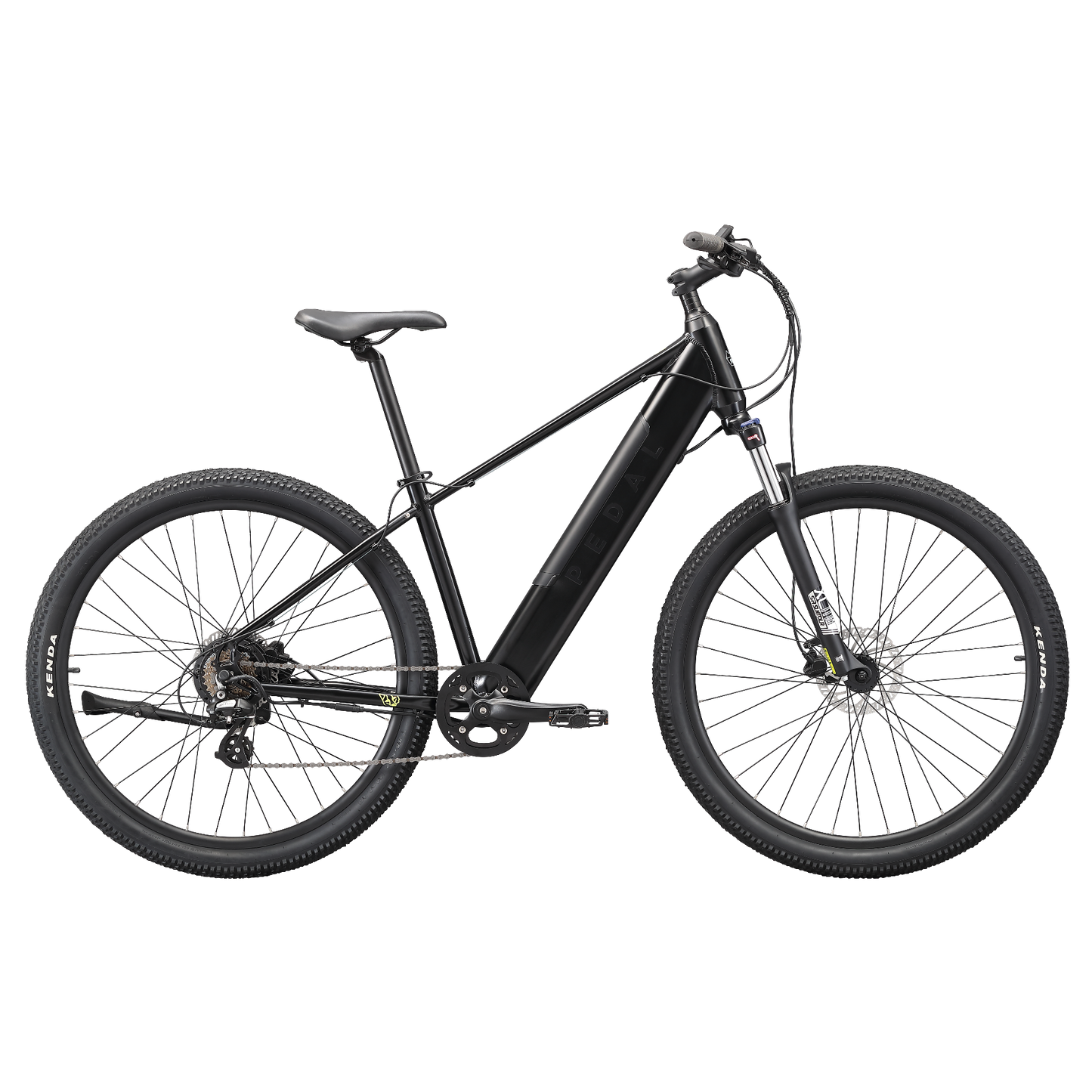 Pedal Coyote Electric Mountain Bike Black/Yellow