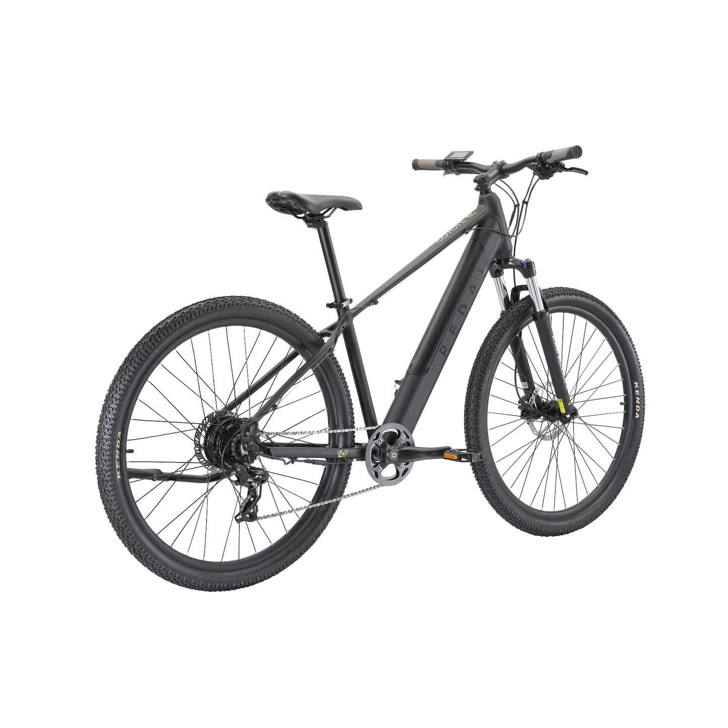 Pedal Coyote Electric Hardtail Mountain Bike Black