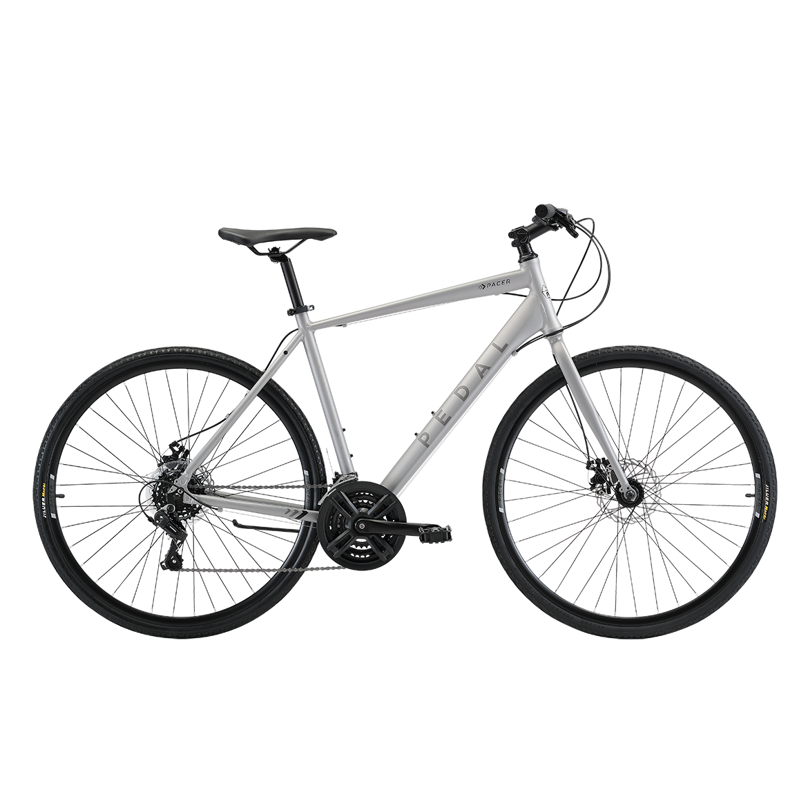 Pedal Pacer 2 Flat Bar Road Bike Grey