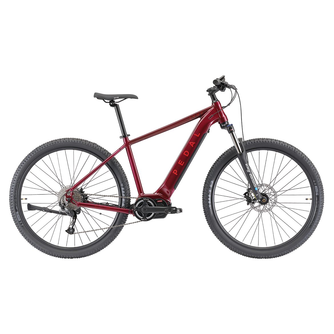 Pedal Lynx Electric Hardtail Mountain Bike Red