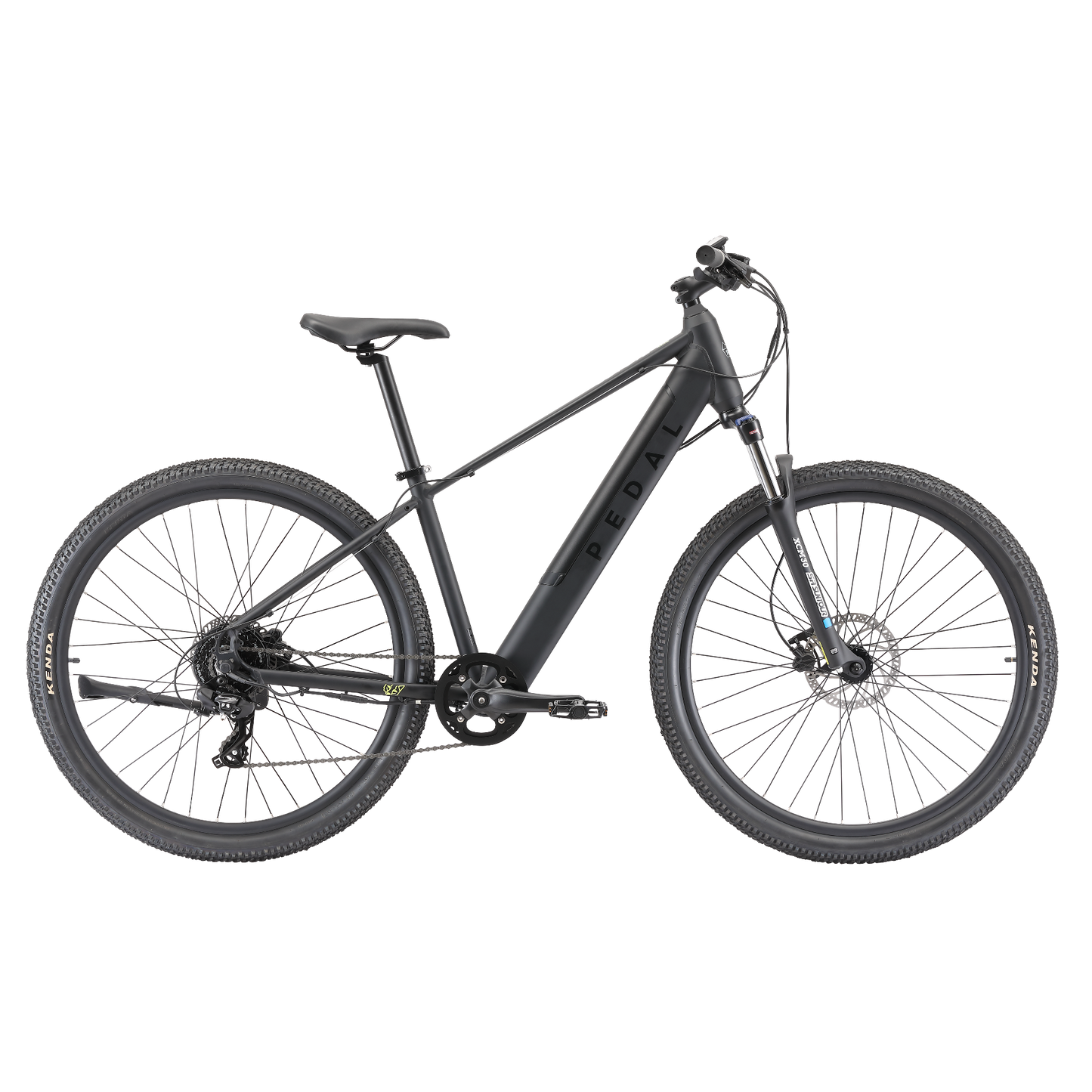 Pedal Coyote Electric Hardtail Mountain Bike Black