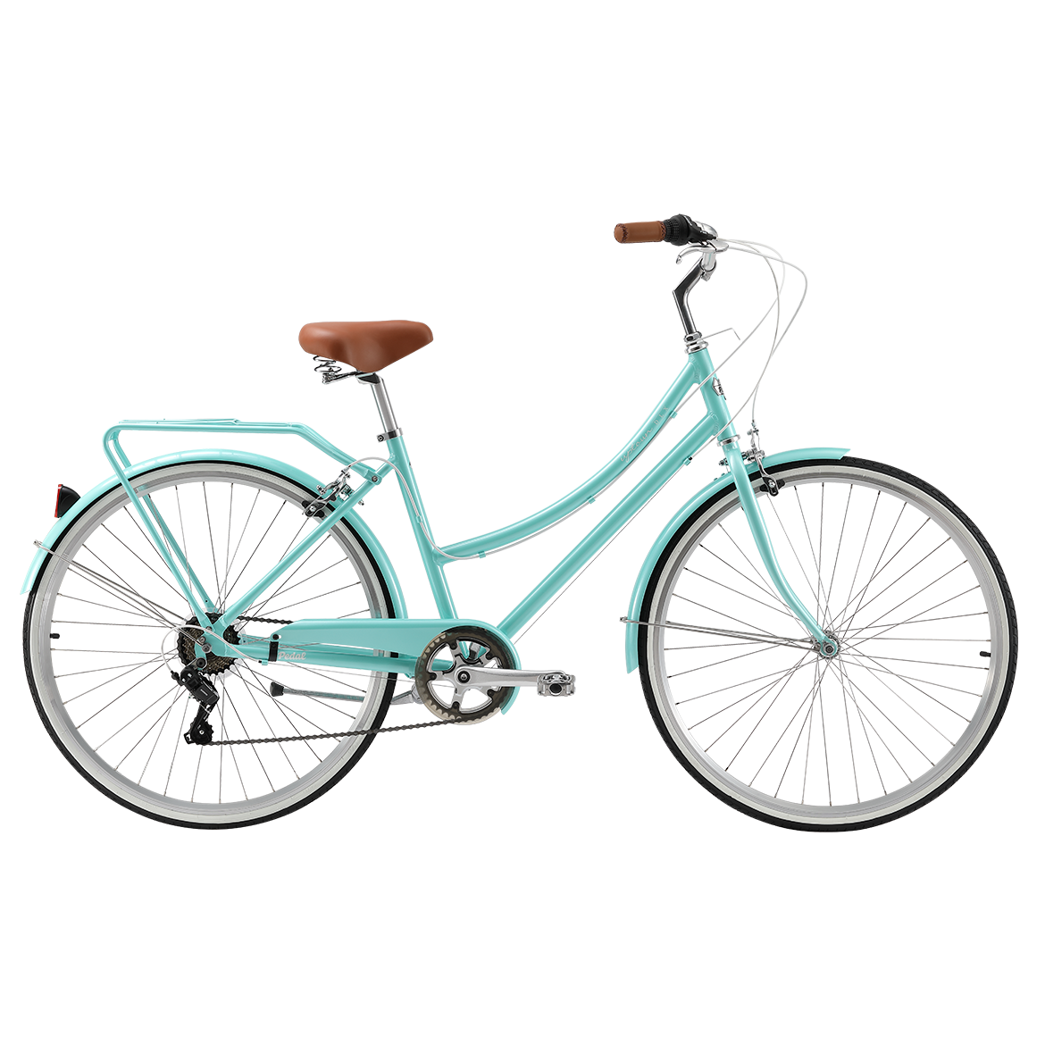 Pedal Uptown DLX Vintage Cruiser Bike Mint Green