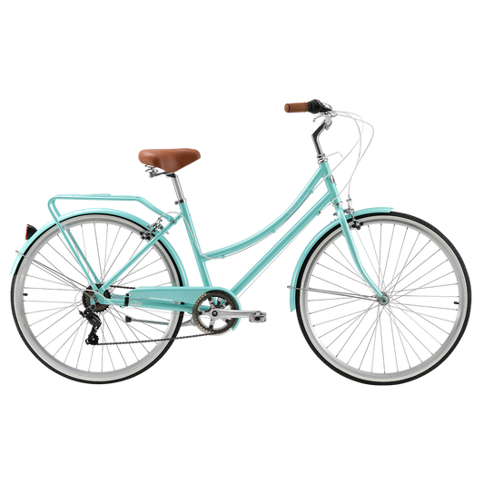 Pedal Uptown DLX Vintage Cruiser Bike Mint Green