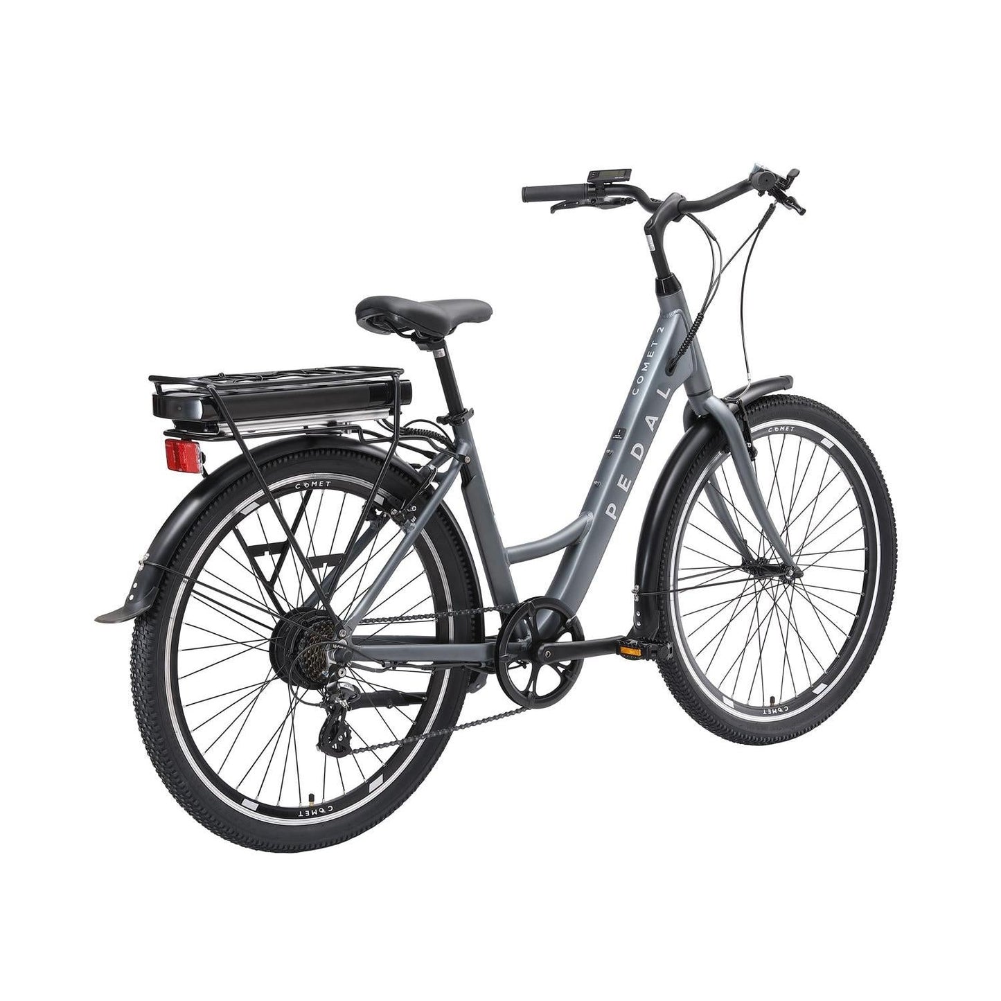 Pedal Comet 2 Step Through Electric Cruiser Bike Lunar Grey