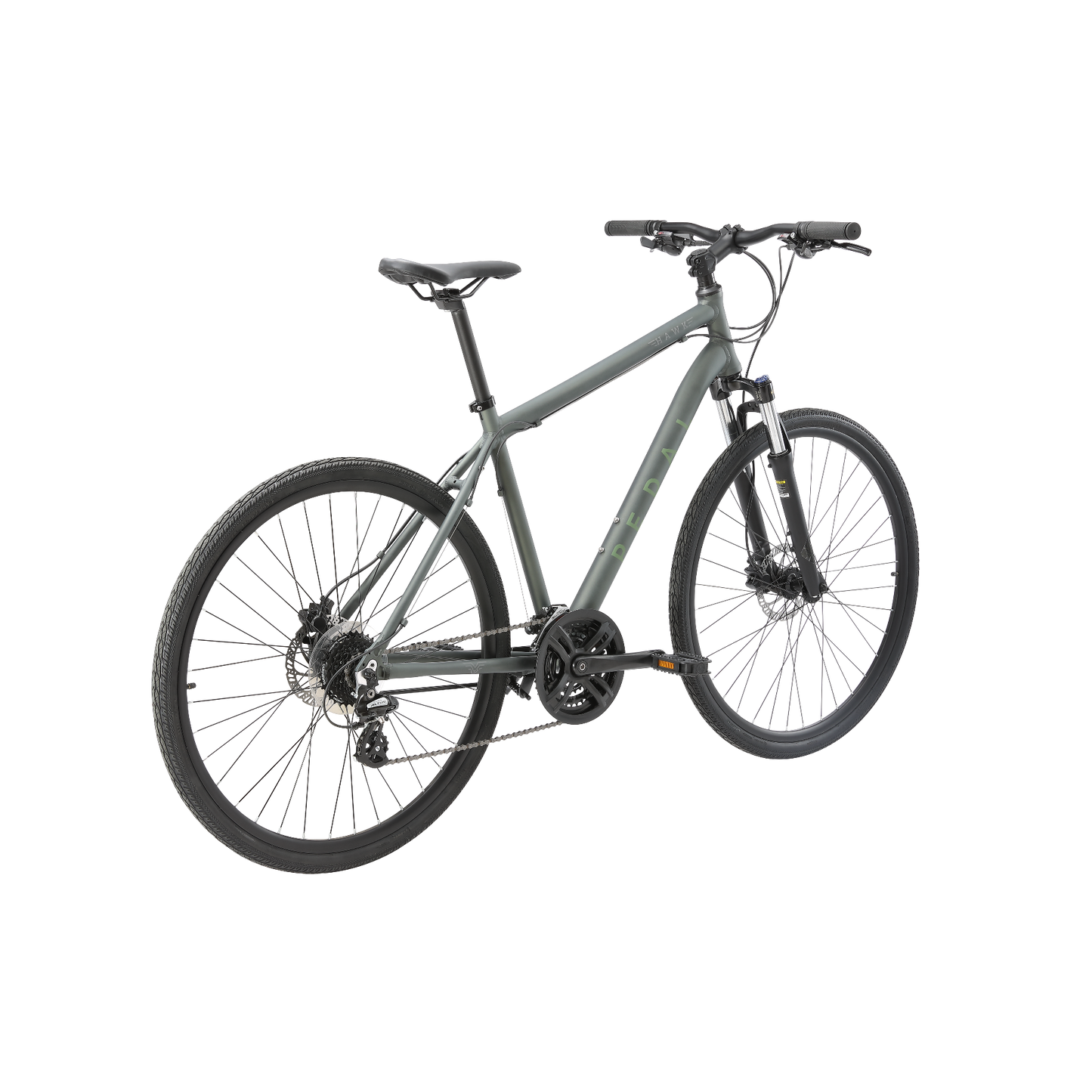 Pedal Hawk Hybrid Bike Green