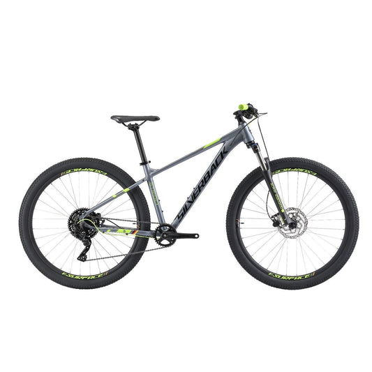 Silverback Stride Comp Hardtail Mountain Bike Grey/Gloss Lime