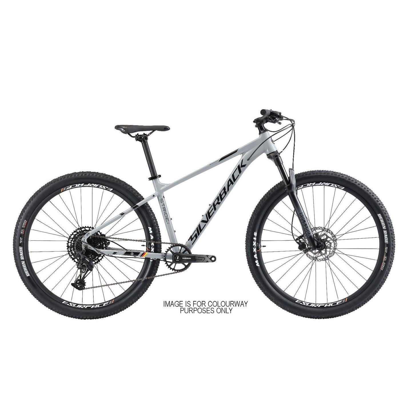 Silverback Stride SX 29 Mountain Bike Grey/Black