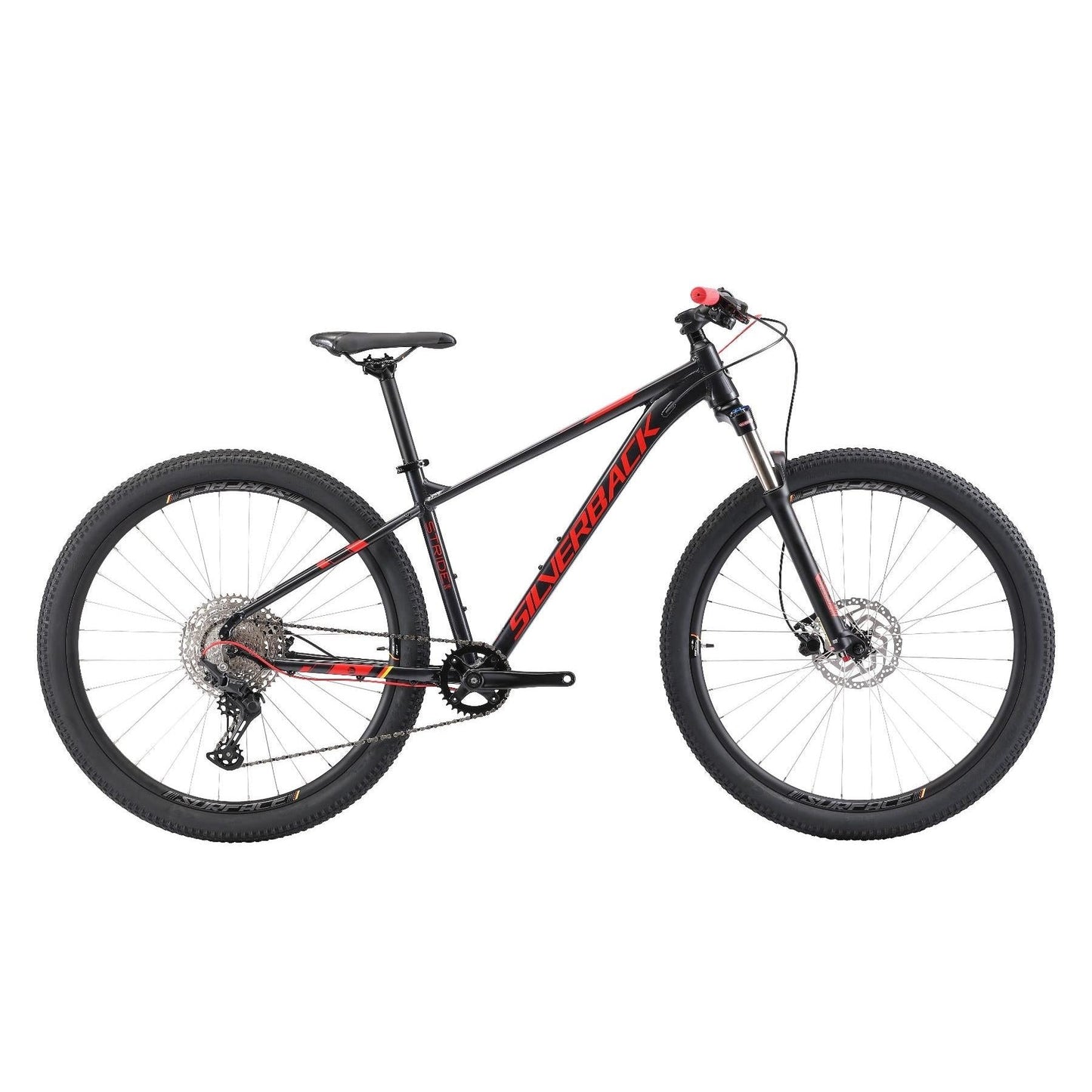 Silverback Stride Elite Mountain Bike Charcoal/Watermelon