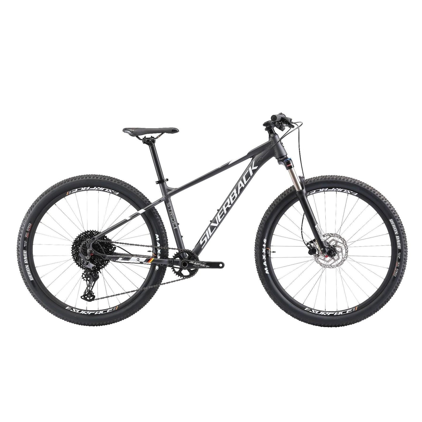 Silverback Stride Expert 29 Mountain Bike Matt Black/White