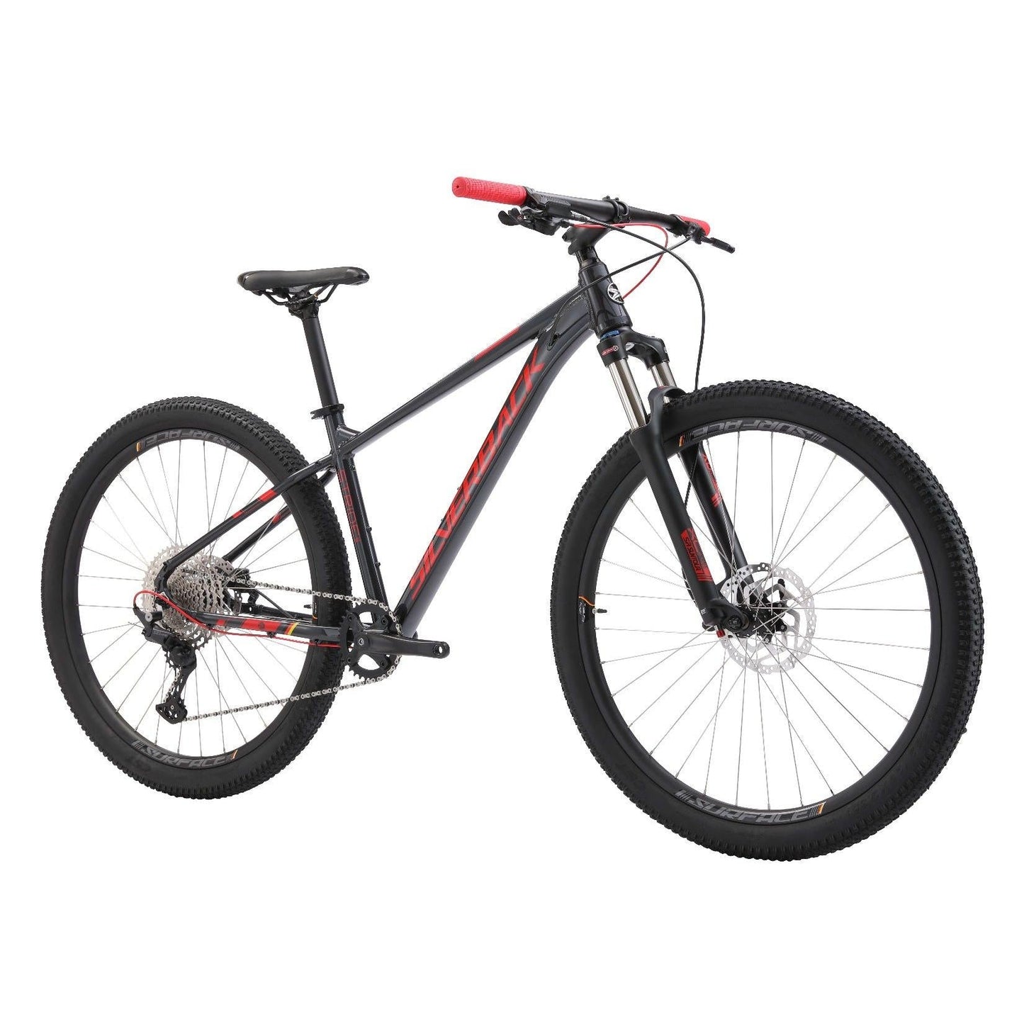 Silverback Stride Elite Mountain Bike Charcoal/Watermelon