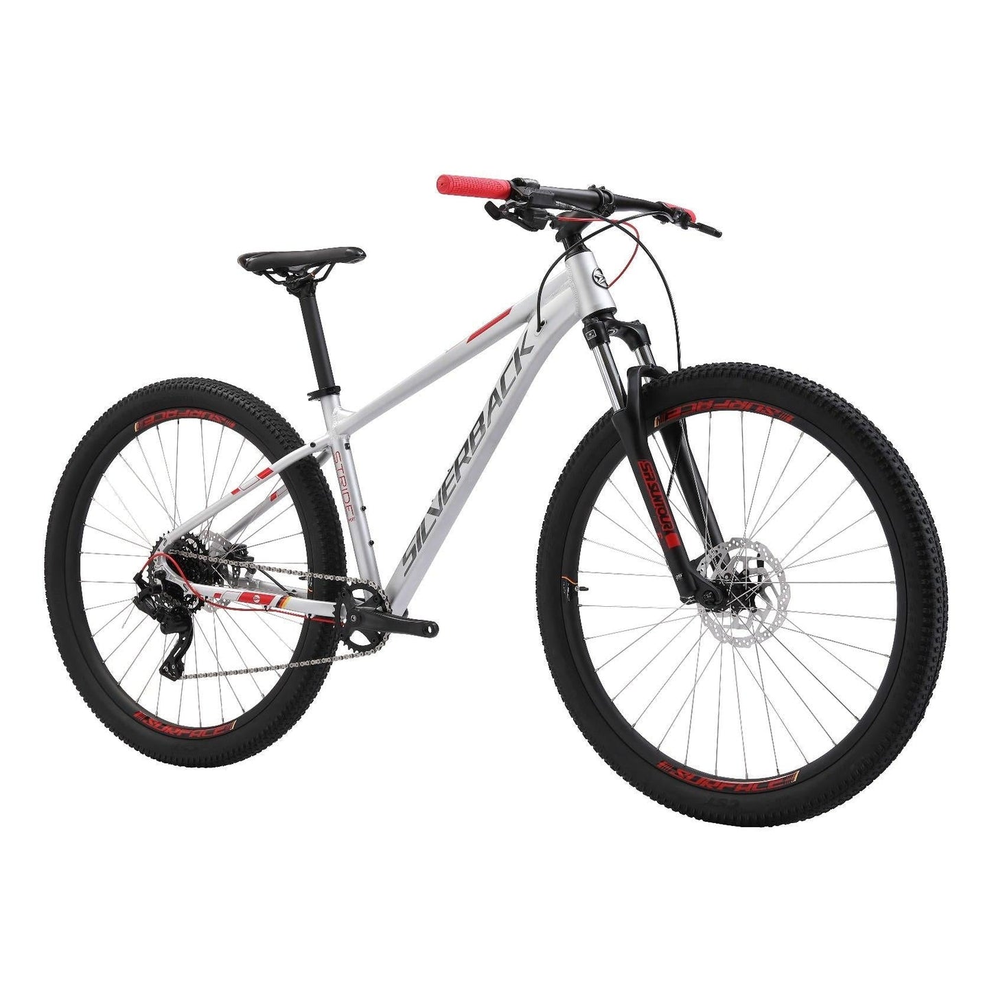 Silverback Stride Sport 29 Mountain Bike Grey/Red
