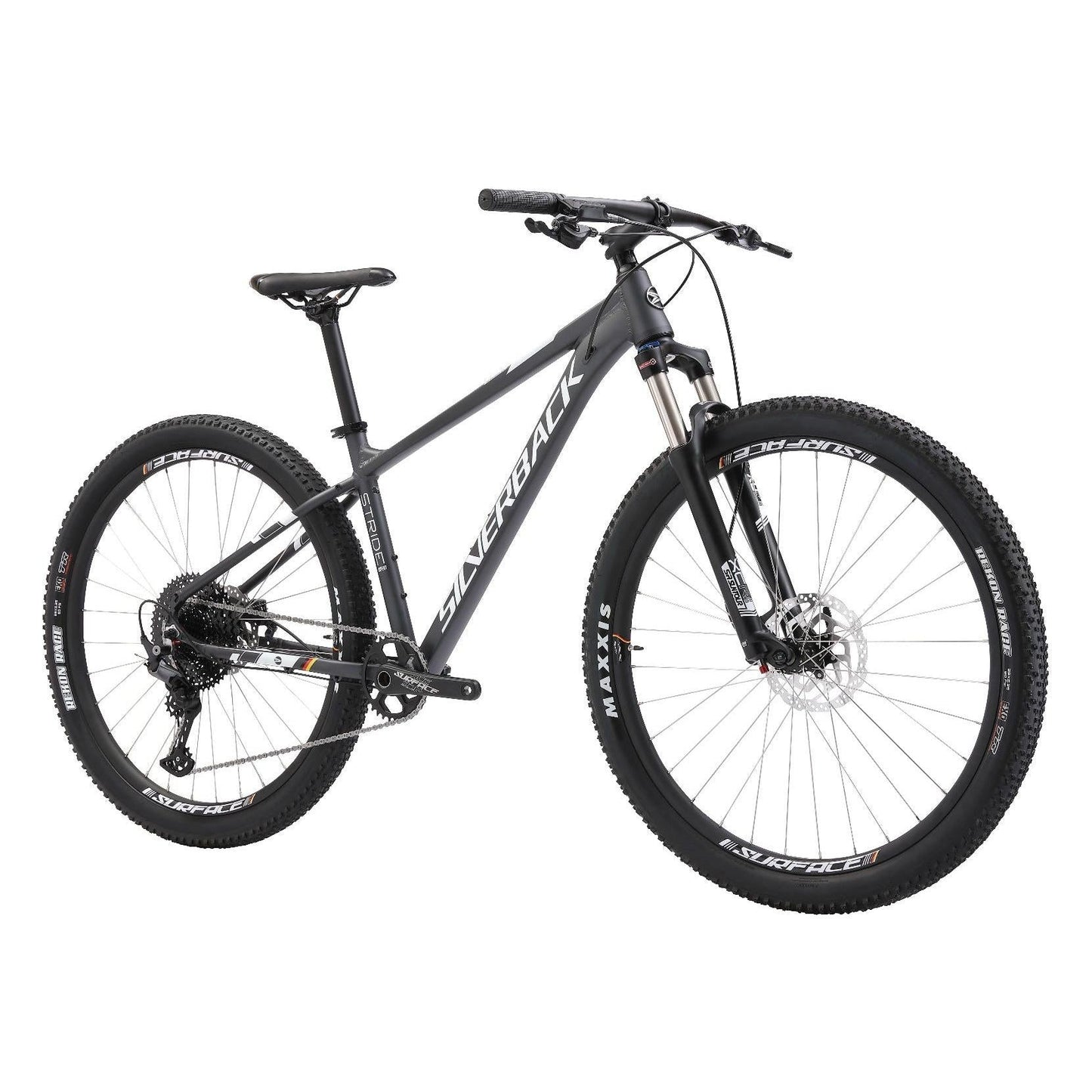 Silverback Stride Expert 29 Mountain Bike Matt Black/White