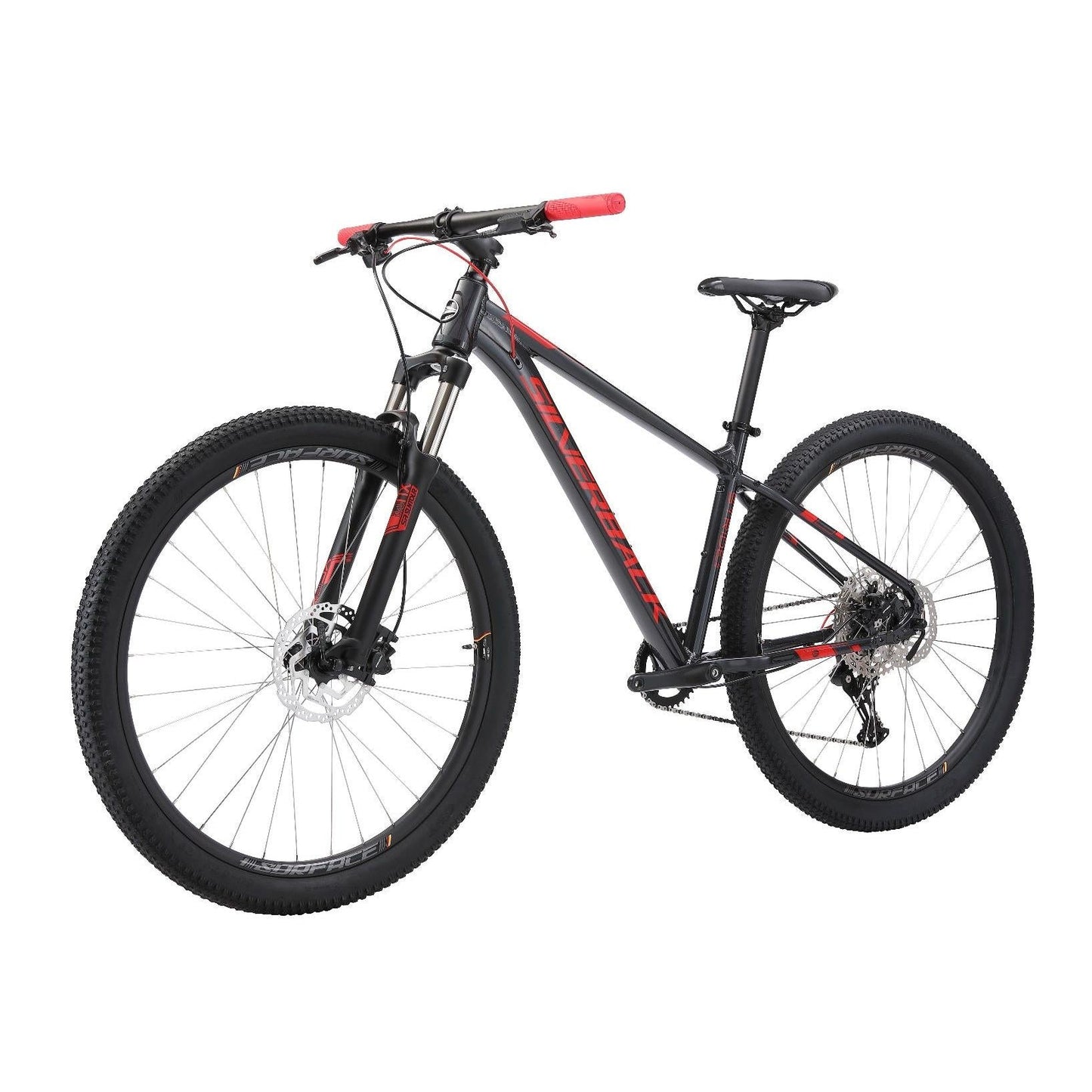 Silverback Stride Elite Mountain Bike Charcoal/Watermelon