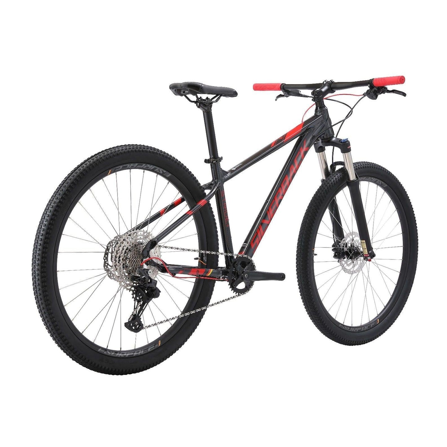 Silverback Stride Elite Mountain Bike Charcoal/Watermelon
