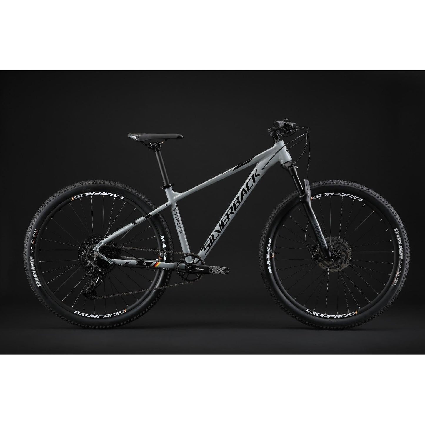 Silverback Stride SX 29 Mountain Bike Grey/Black