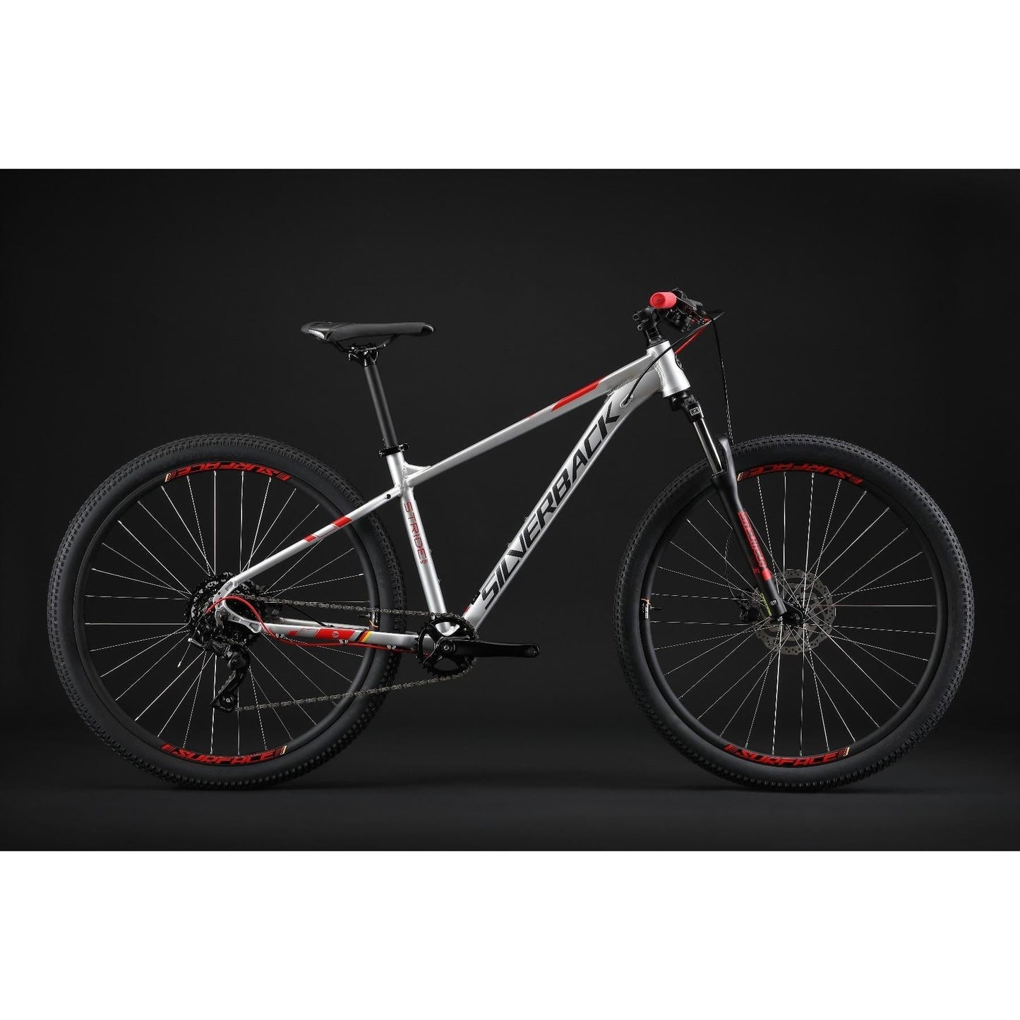 Silverback Stride Sport 29 Mountain Bike Grey/Red