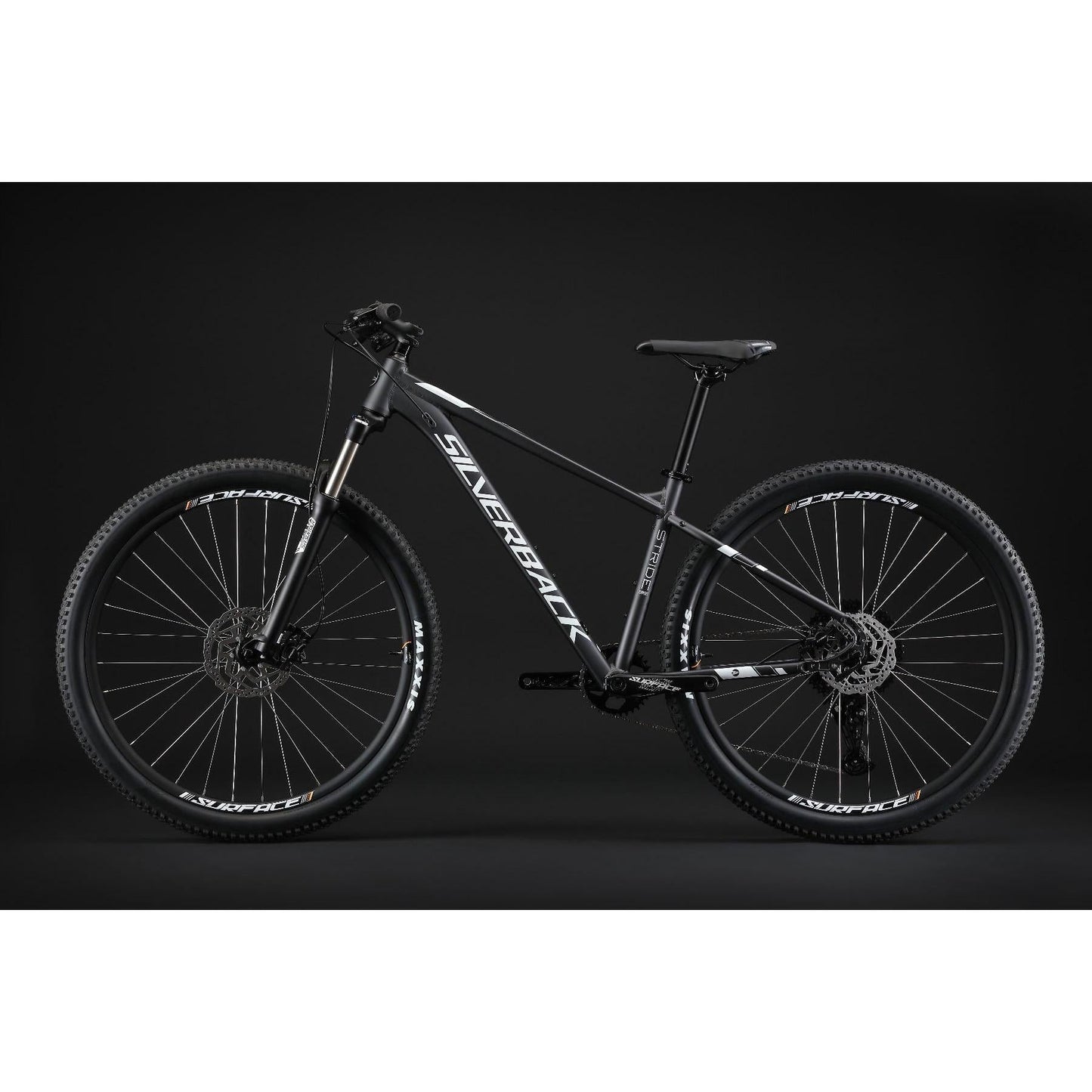 Silverback Stride Expert 29 Mountain Bike Matt Black/White