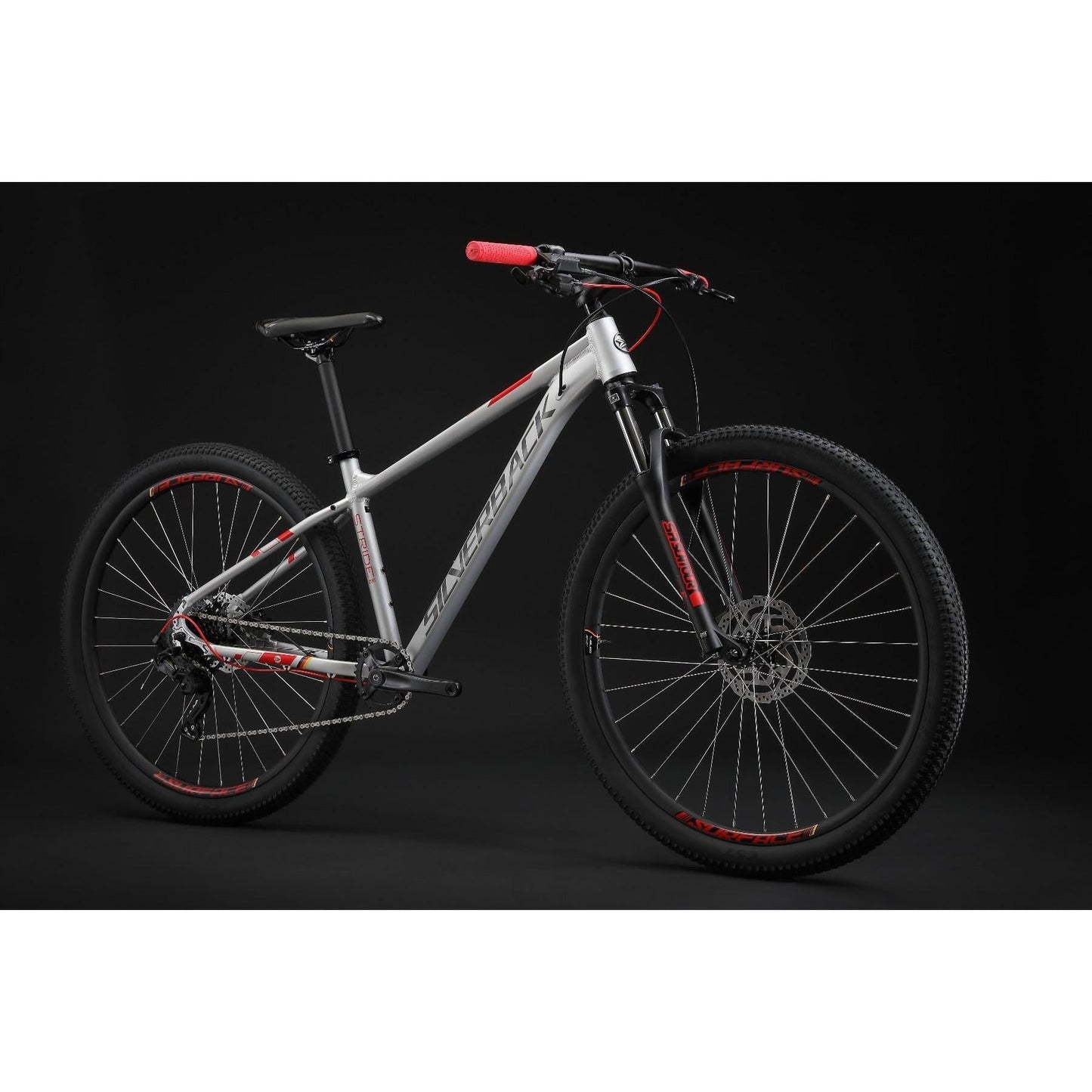 Silverback Stride Sport 29 Mountain Bike Grey/Red