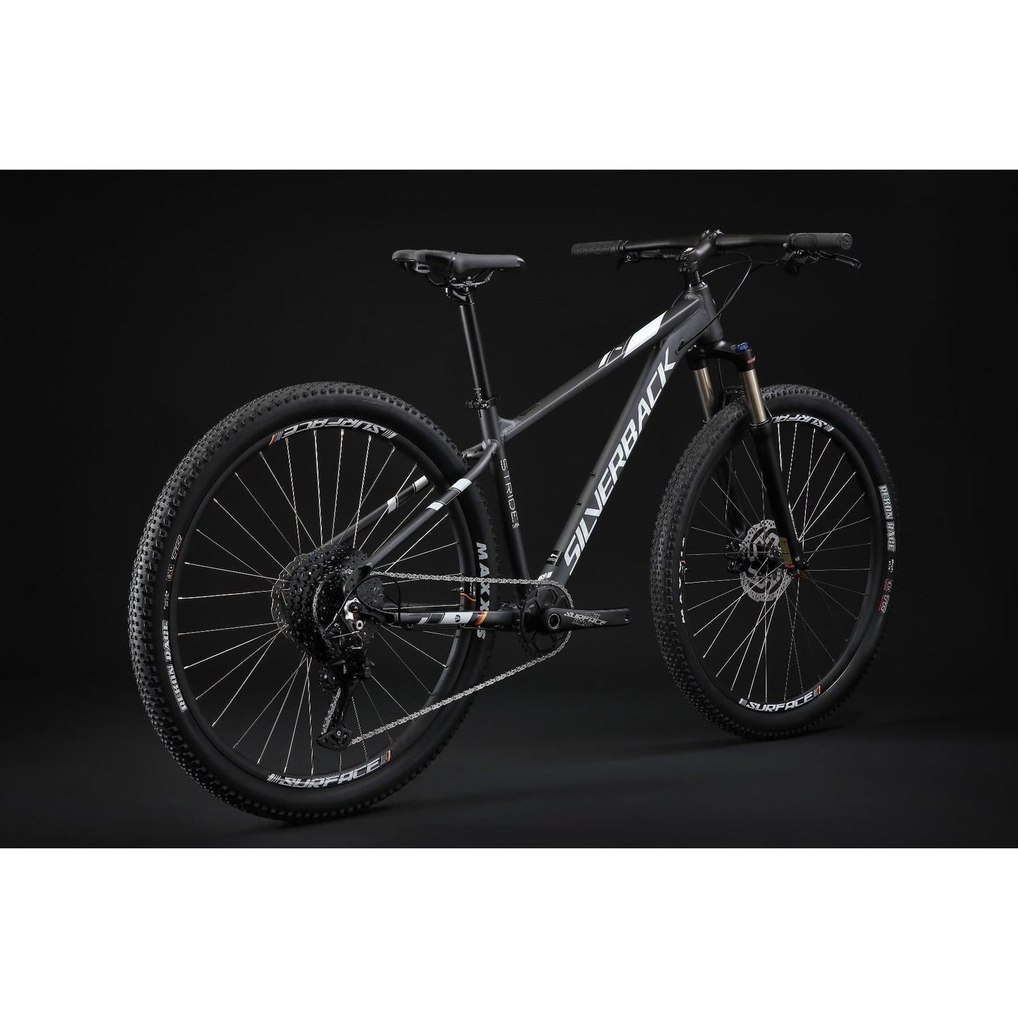 Silverback Stride Expert 29 Mountain Bike Matt Black/White