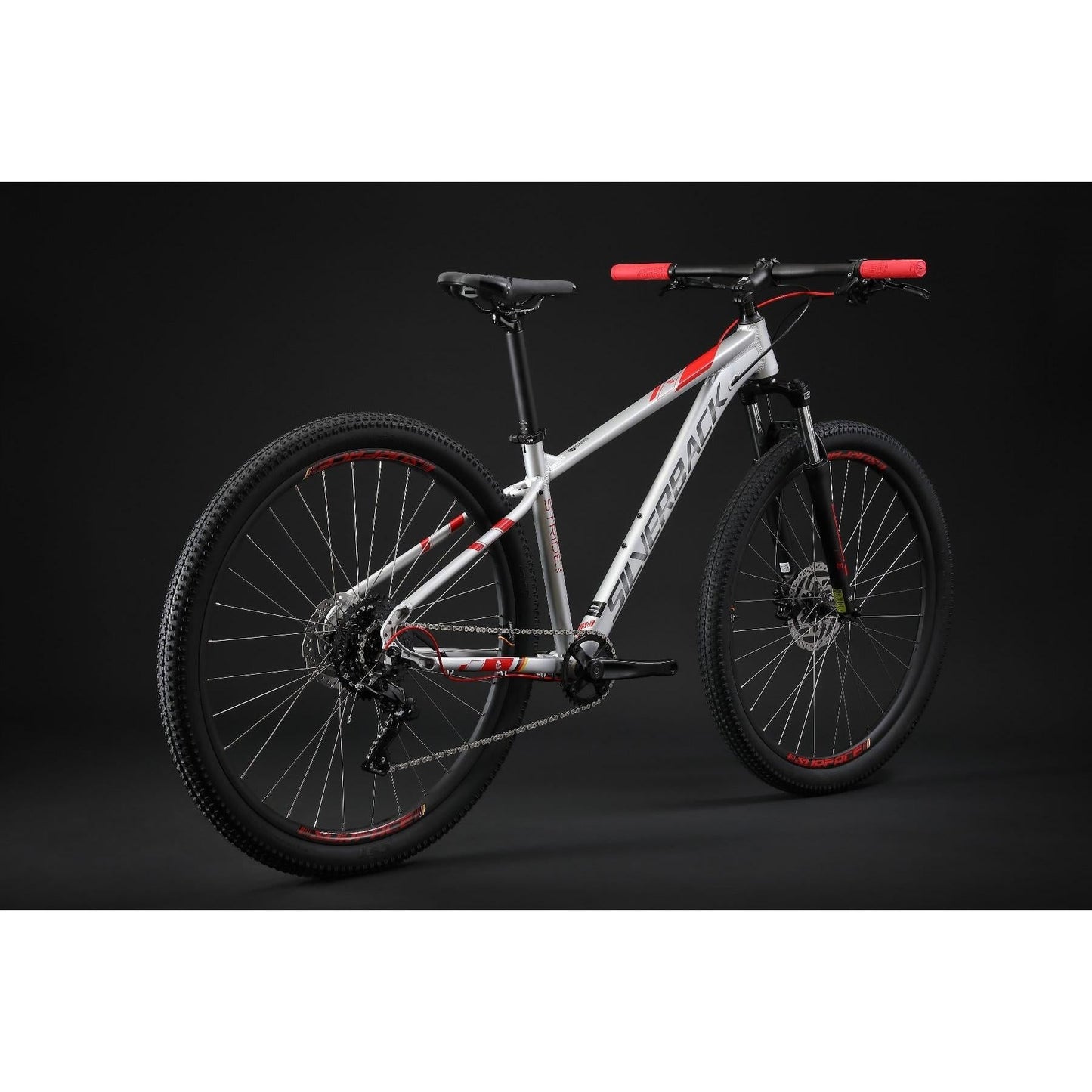 Silverback Stride Sport 29 Mountain Bike Grey/Red
