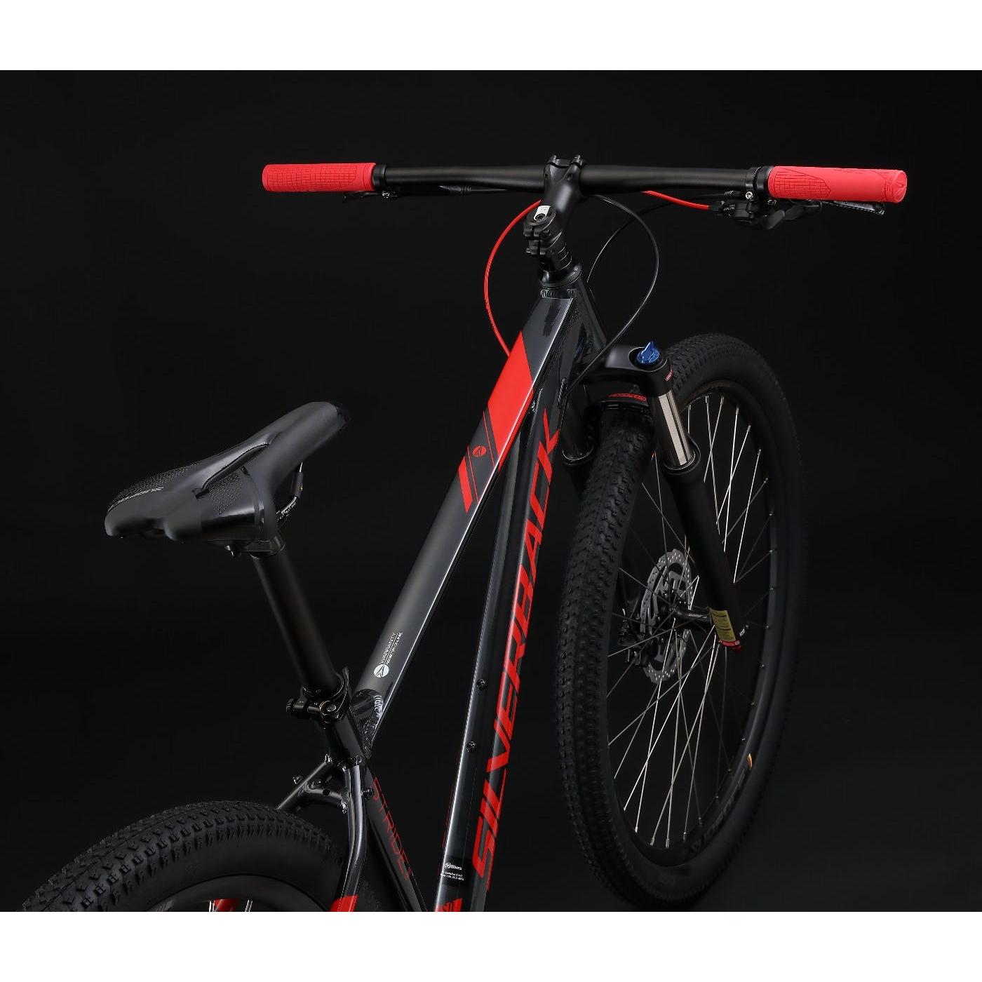 Silverback Stride Elite Mountain Bike Charcoal/Watermelon