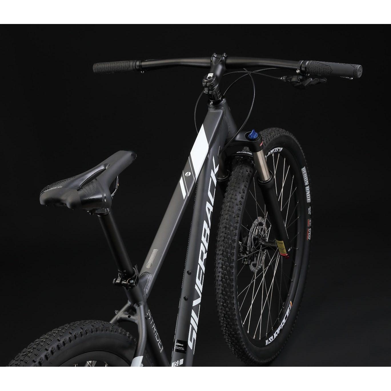 Silverback Stride Expert 29 Mountain Bike Matt Black/White
