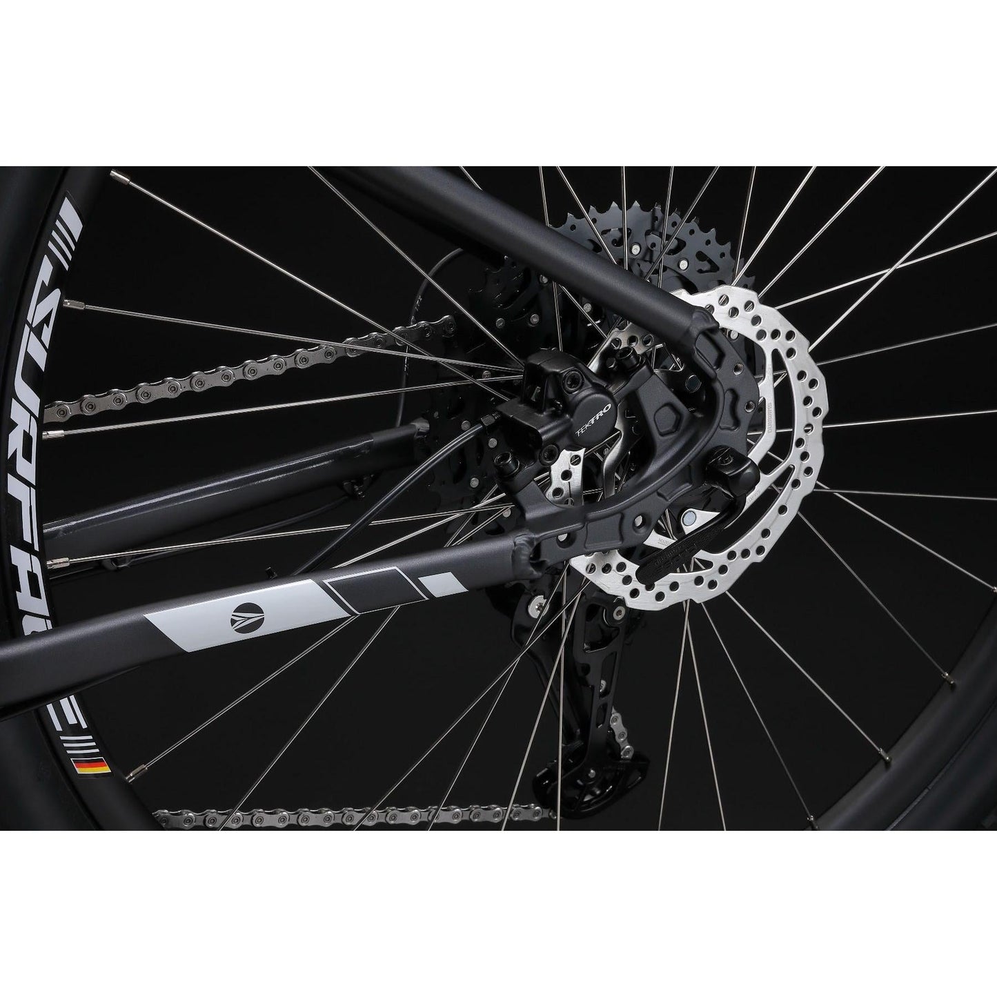 Silverback Stride Expert 29 Mountain Bike Matt Black/White