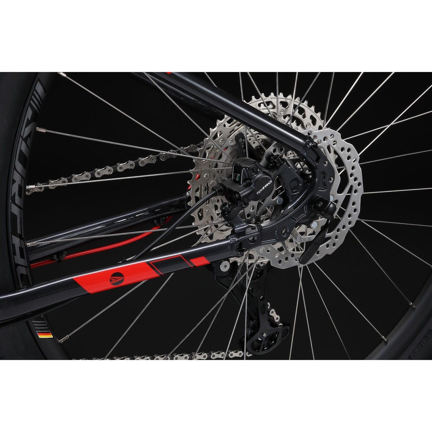 Silverback Stride Elite Mountain Bike Charcoal/Watermelon