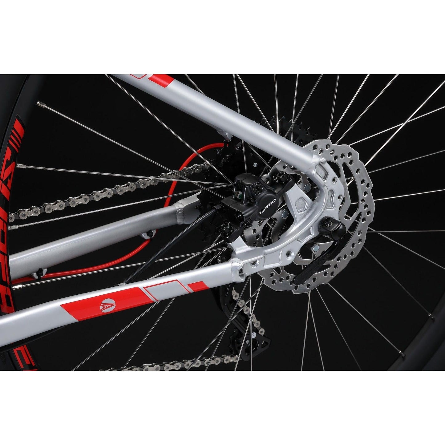 Silverback Stride Sport 29 Mountain Bike Grey/Red