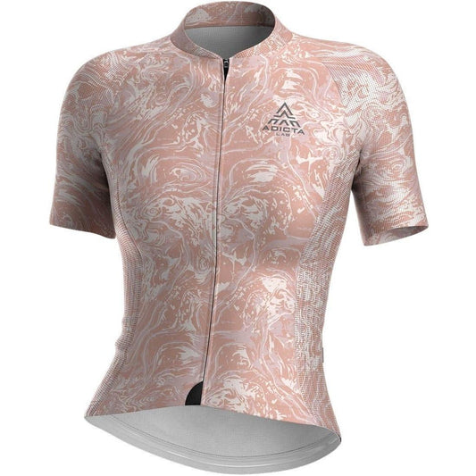 Adicta Lab Alate Womens Short Sleeve Jersey Peach/Multicolour