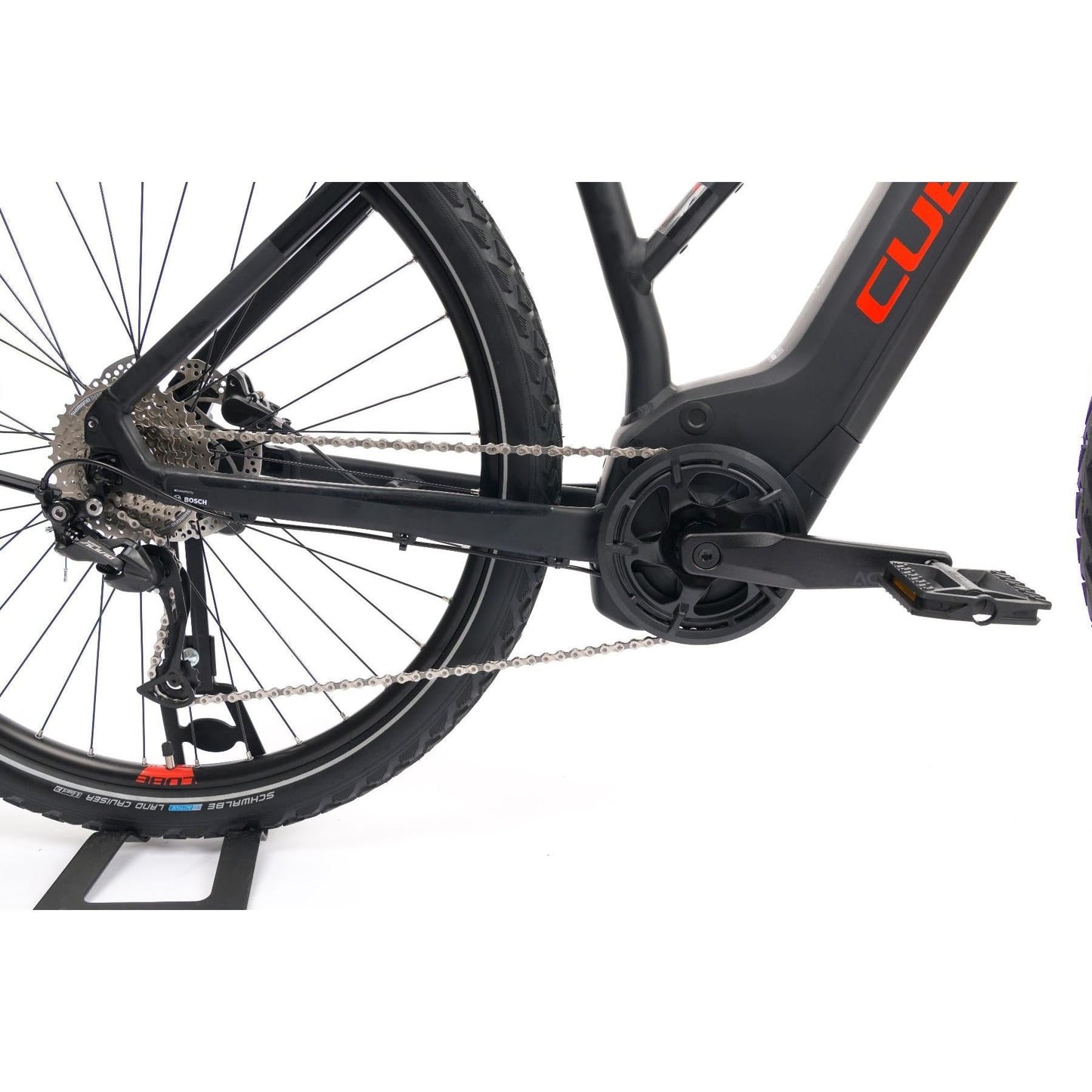 Cube Nature Hybrid ONE 400 Electric Hybrid Bike Black/Red