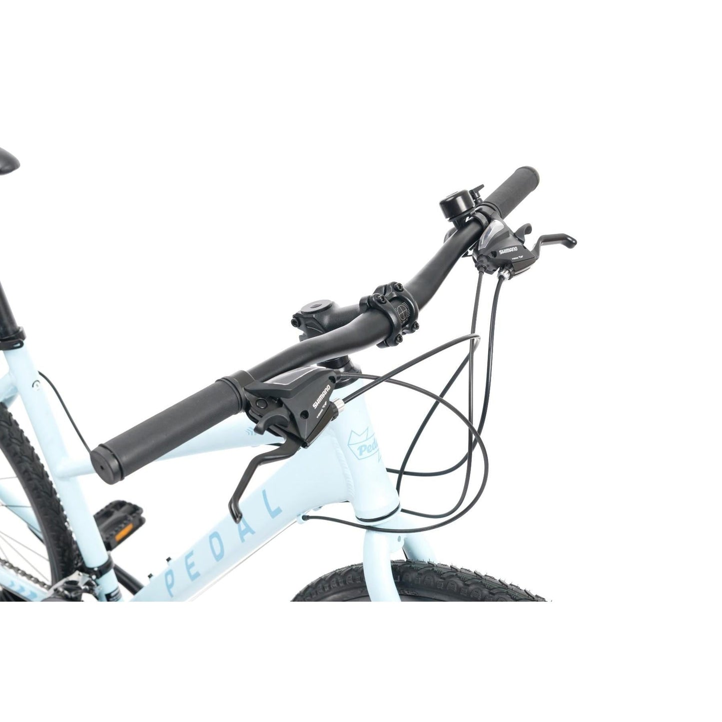 Pedal Pacer 2 Flat Bar Road Bike Light Blue