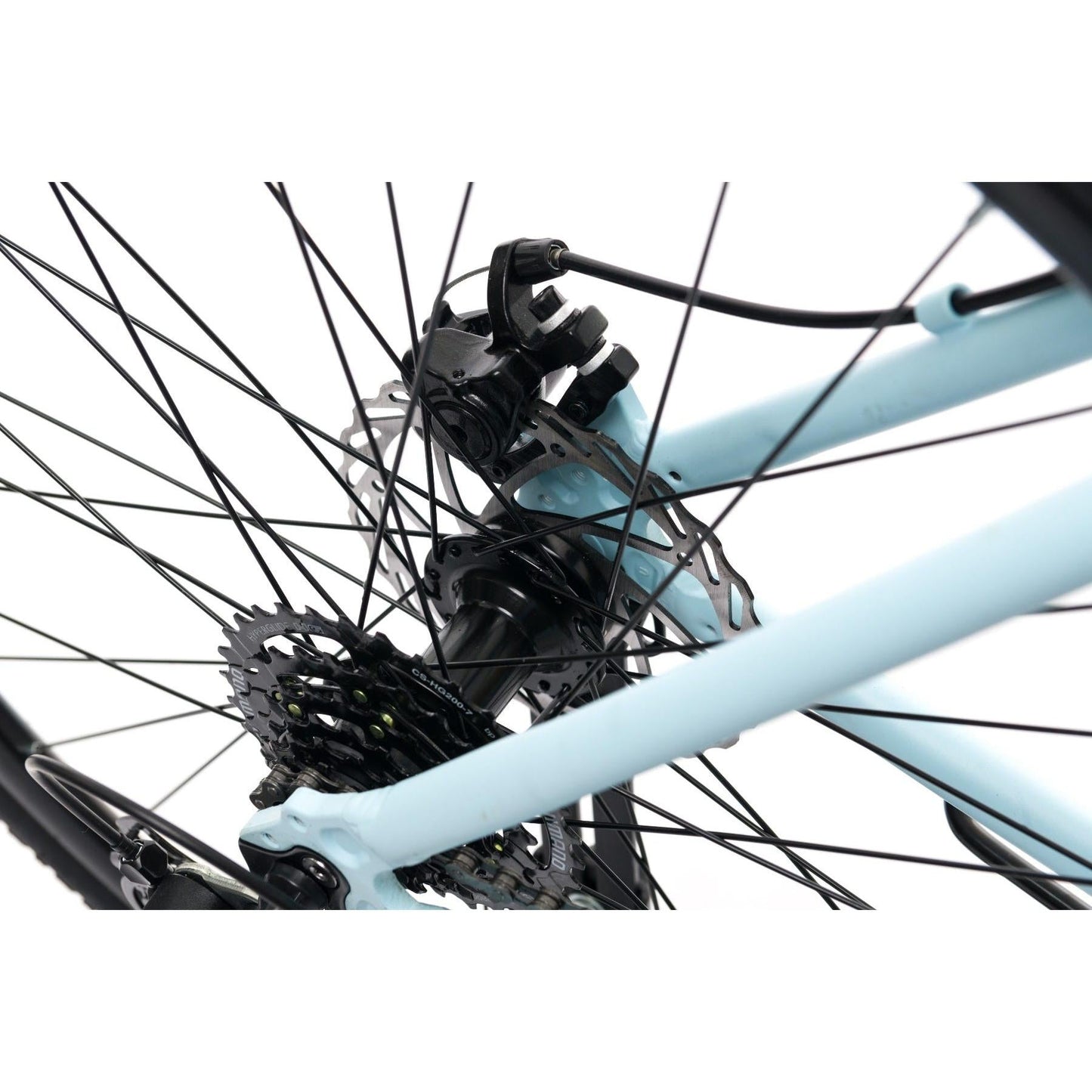 Pedal Pacer 2 Flat Bar Road Bike Light Blue